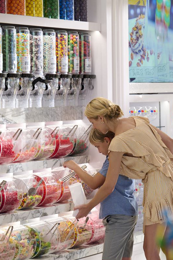 Son and Mother with candy image
